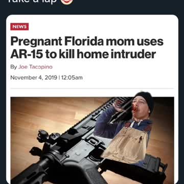 Pregnate Florida Mom Kills intruder with AR-15
