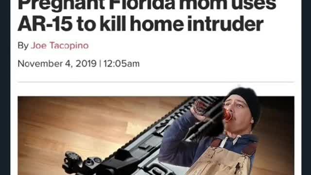 Pregnate Florida Mom Kills intruder with AR-15