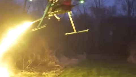 Flamethrower Drone