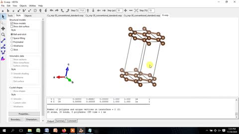 How to convert Cu_Graphite (001) to Cu_Graphene (111) surface periodic heterostructure using VESTA