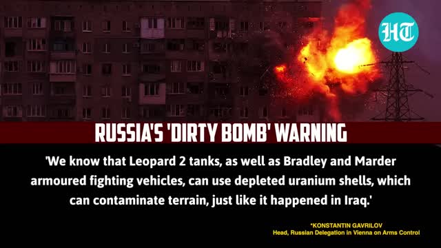 Russia's chilling nuclear warning to West over Ukraine 'Dirty Bomb' | Details