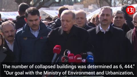 Earthquake death toll rises over 14,000 in Turkey -Erdogan