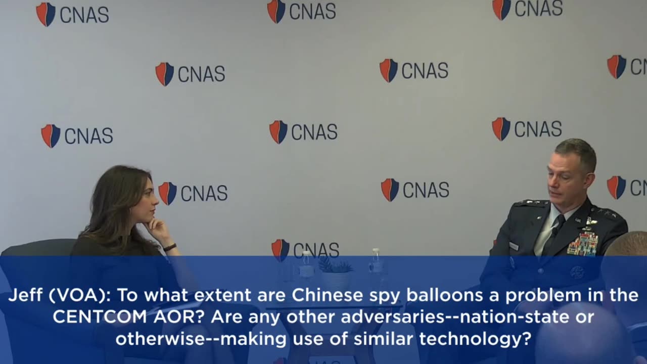 USAFCENT Commander on Chinese balloons