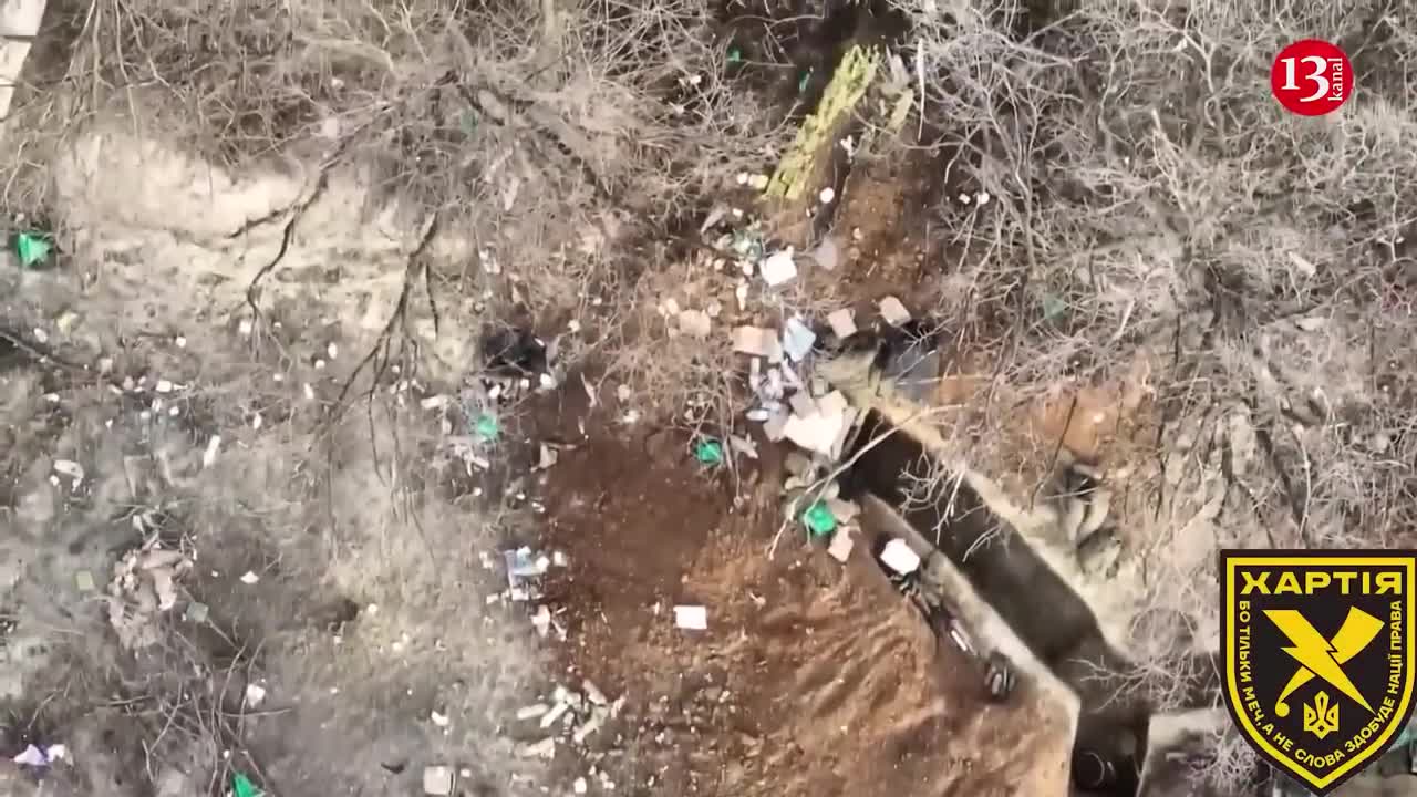 "Insects couldn't escape drone yet again” - drone finds Russians hiding along the trench