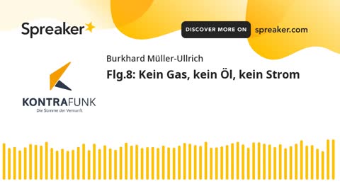 Die Sonntagsrunde mit Burkhard Müller-Ullrich - Folge 08 - Kein Gas, kein Öl, kein Strom