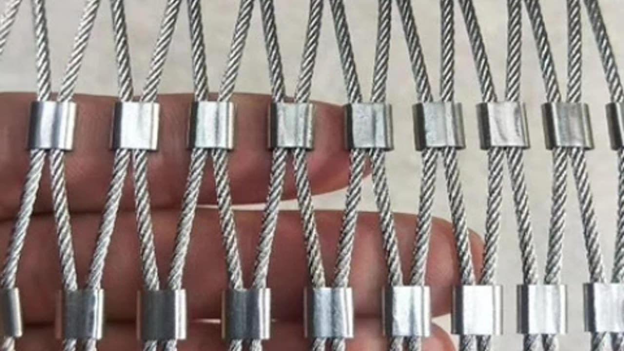 stainless steel wire rope net decorative net