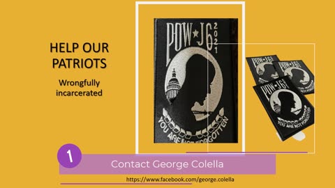 Help our patriotic January 6 political prisoners