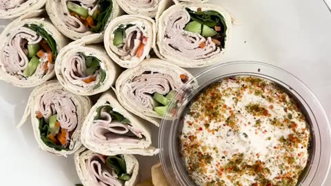 Turkey Pinwheel Roll Ups