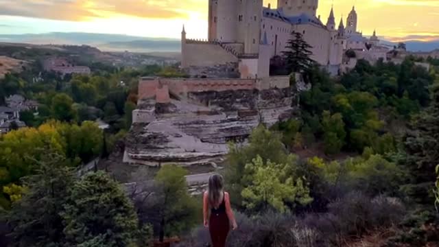 Fairytale moments #Spain #castle #fyp #traveltiktok