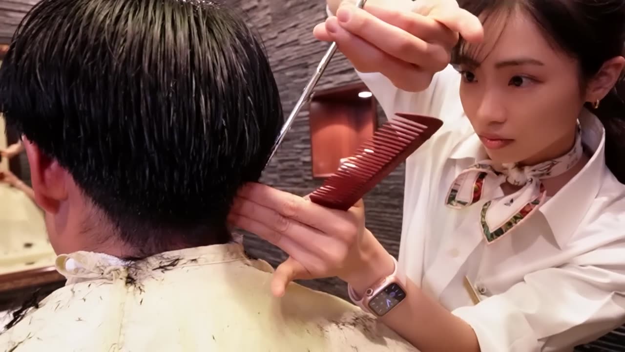 ASMR | Why is this barbershop so comforting? | Haircut, Massage, Hairwash, Shaving