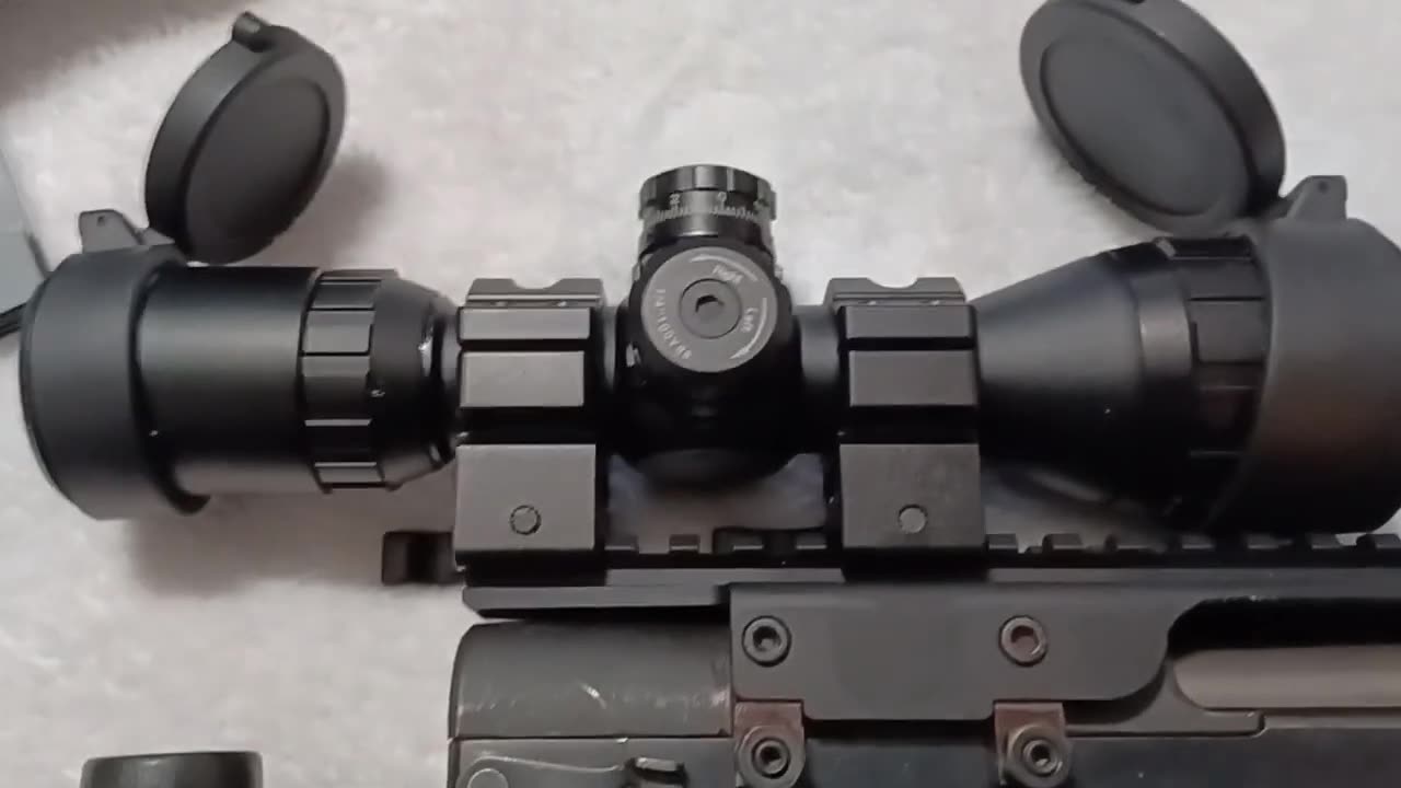 UTG Bug Buster 3-9x32 Scope on SKS UTG Pro Rail