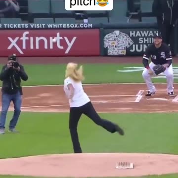 Worst ceremonial first pitch ever