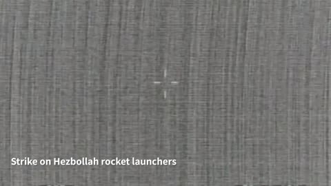 Attached is a video of the strike on the launchers: