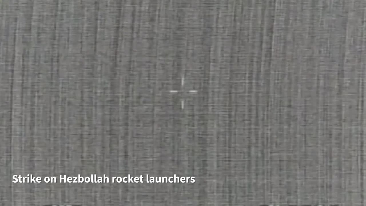 Attached is a video of the strike on the launchers: