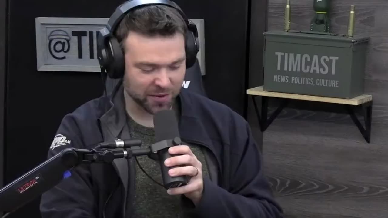 Tim: the night is always darkest before the dawn." Jack: "D-A-W-N or D-O-N? Timcast IRL