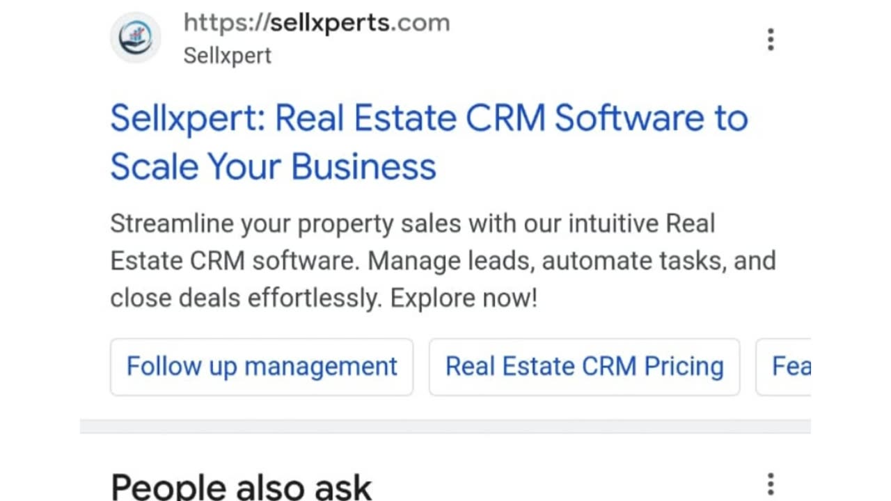 Sellxpert's Follow-up Management Features