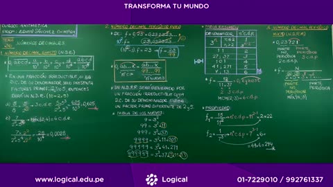 ANUAL LOGICAL UNI 2021 | SEMANA 36 | ARITMÉTICA