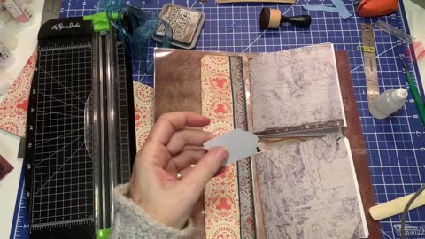 Episode 290 - Junk Journal with Daffodils Galleria - 12 x 12 Paper to a Journal!