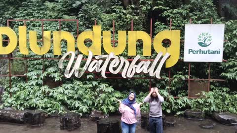 dlundung waterfall trawas java mojokerto