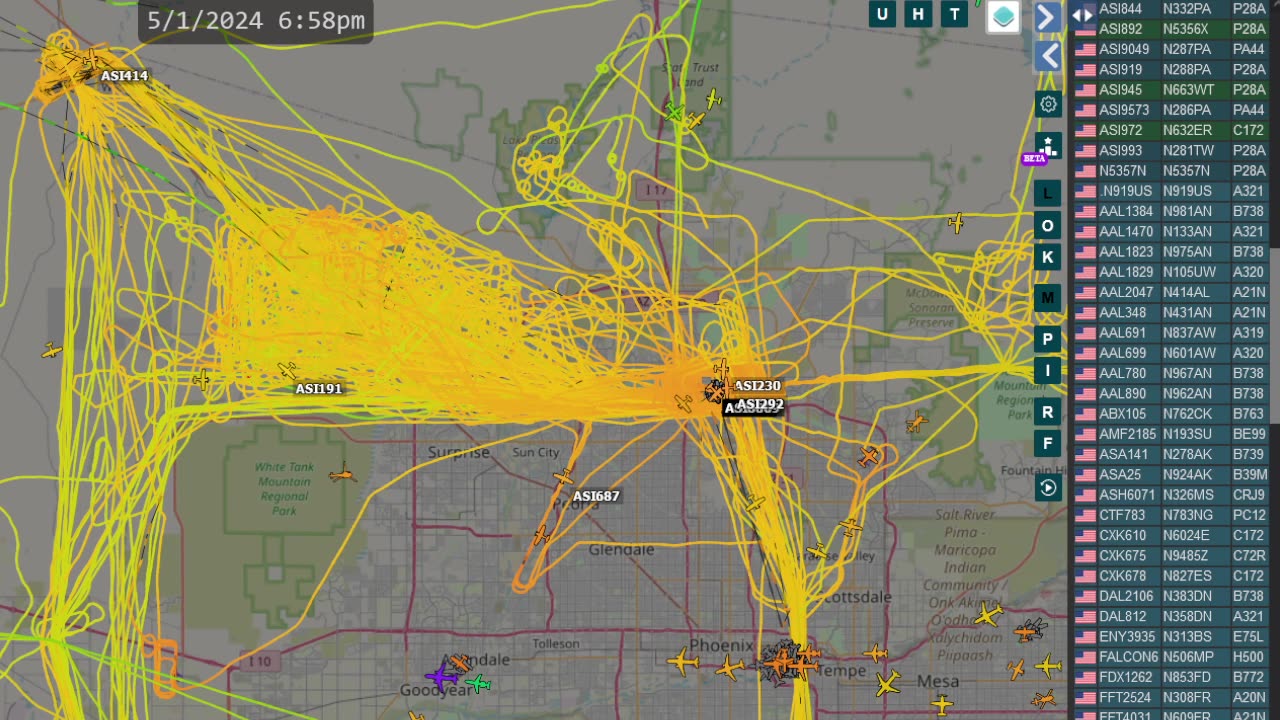 Bird NaziPac Transpac n445pa n4143a n4177l n3044u - gang bangin Arizona still on May 1st