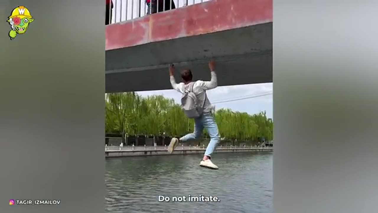 Worker on another level