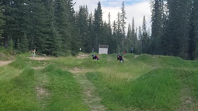 Mountain biking race