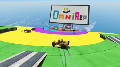 CRAZY GTA 5 MEGA RAMP Gameplay
