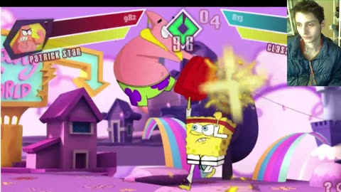 Nickelodeon Super Brawl Showdown! Battle #33 - Patrick Star VS SpongeBob SquarePants