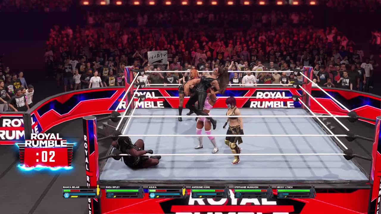 BlackMonkTheGamer - WWE 2K24 10 Women Royal Rumble Match