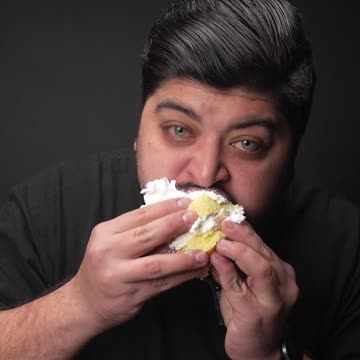 Eating Challenge | ASMR | crossiant,donut,pastry,chocolate munchkins eating | Eddy ASMR #asmr #short