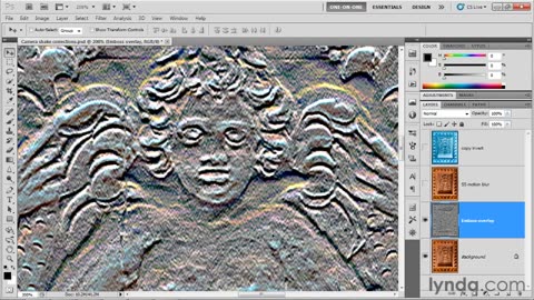 14 Sharpening with the Emboss filter