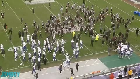 Mississippi State and Tulsa Brawl after Bowl Game