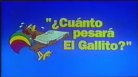Placa publicitaria deEl Gallito Luis - Cuánto pesa el Gallito Luis - Diario el País (Uruguay, 1994)