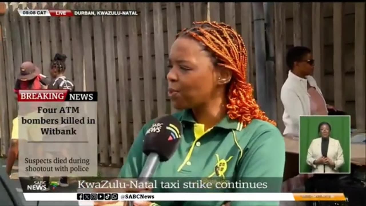 "KZN Taxi Strike: Durban Commuters Stranded as Strike Hits Day 4"