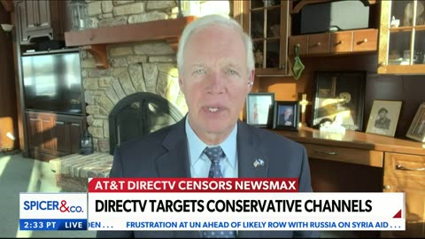 Senator Ron Johnson reacts to being namedropped in 'Biden's Big Lie' road show