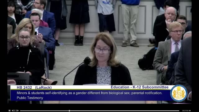 Public Hearing 'Sages Law' for HB 2432