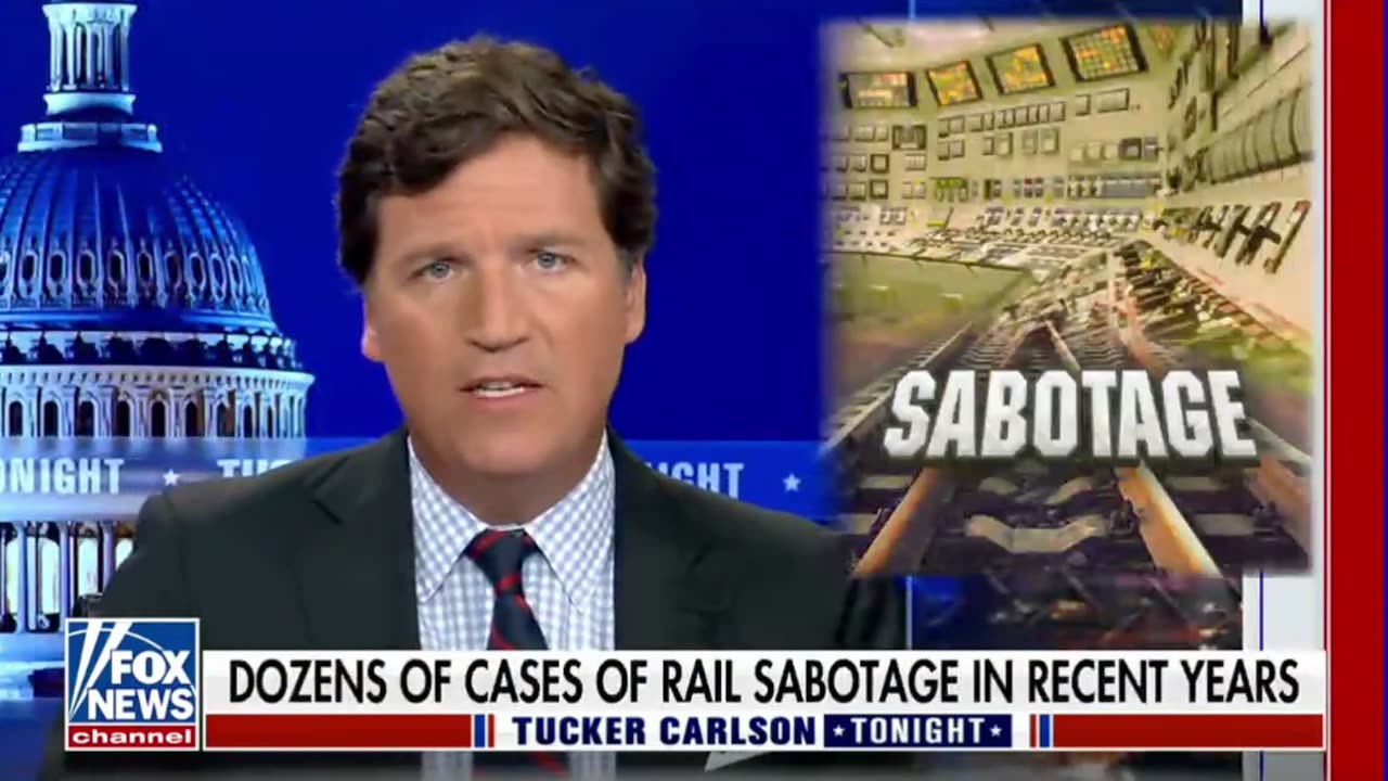 Tucker Carlson on the train derailments