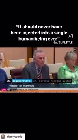 IT SHOULD NEVER HAVE BEEN INJECTED INTO A SINGLE HUMAN BEING EVER'