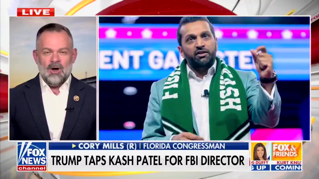 Rep. Cory Mills to Kash Patel: “He’s going to clean up the FBI.”