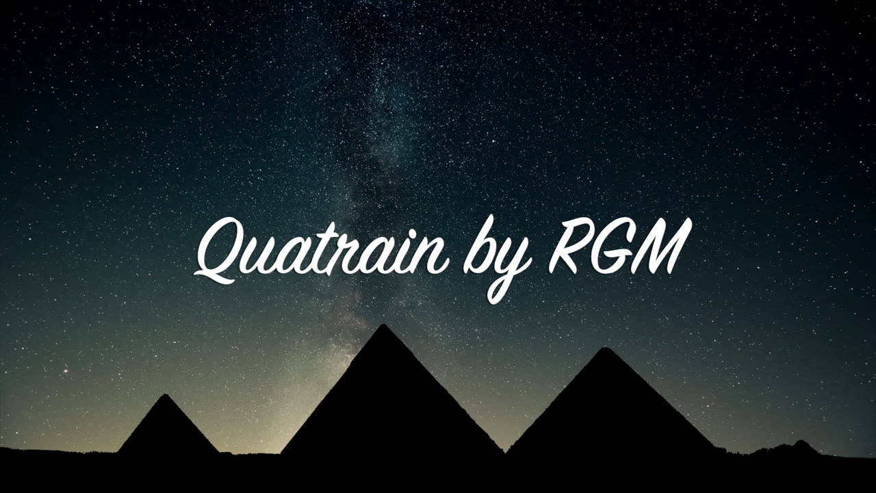 Quatrain by RGM