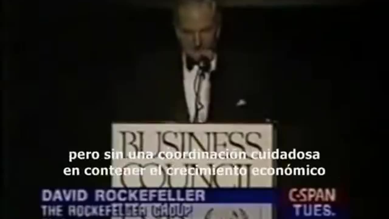 David Rockefeller: "La ONU debe regular nuestra población mundial"