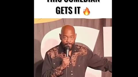 This comedian gets it