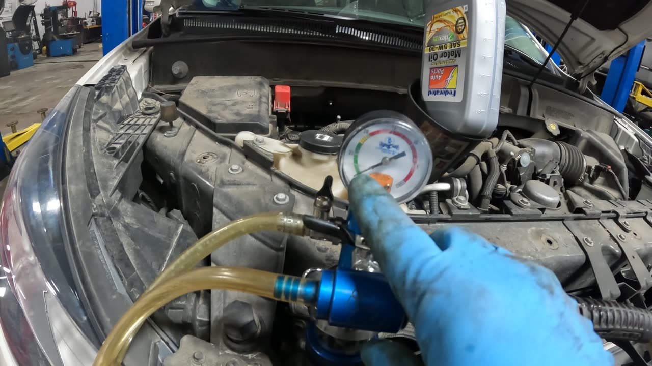 2014 Chevy Traverse water pump replacement part 7