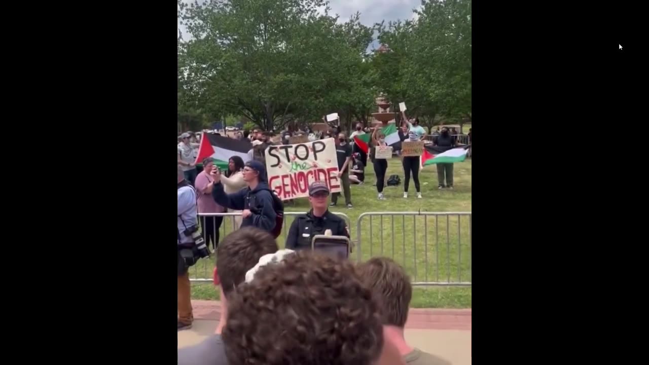 Young Student Patriots counterprotest the Holy War currently squatting on American campuses.