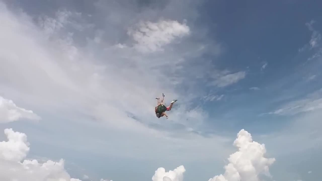 Skydiving is so exciting