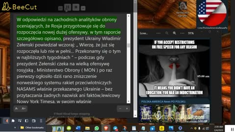 WDIM 3 lut 2023 🔴Putin wyświetla ostrzeżenie „Reakcja, konieczne opancerzone” dla Zachodu🔴