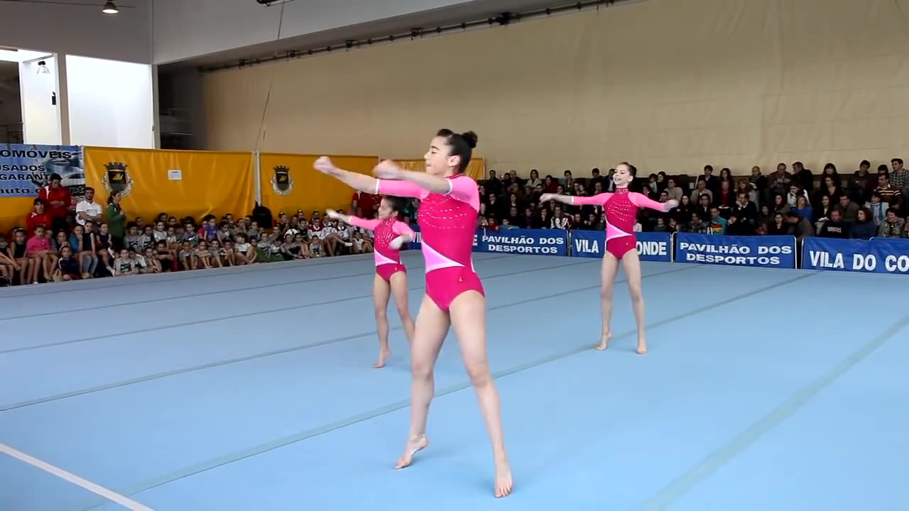 Gymnastics - Acrobatic Portuguese district championship - WG Juvenile ACM