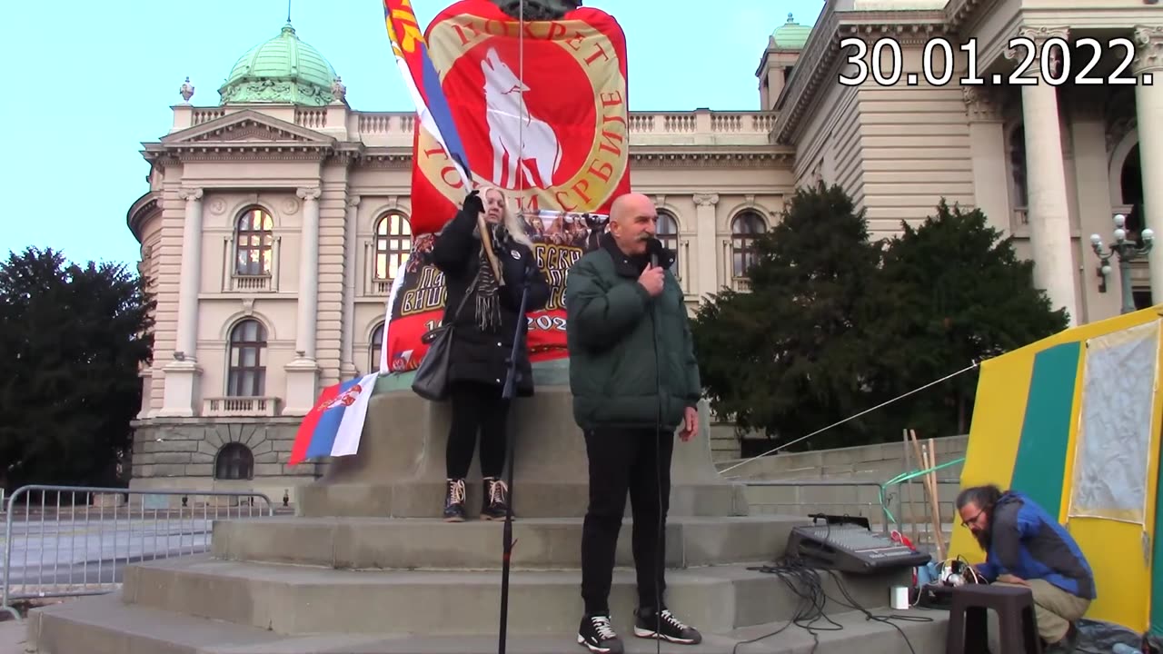 30.01.2022. NAROD NE ODUSTAJE - OKUPLJANJE DO SLOBODE - 15. DAN - PRVI DEO