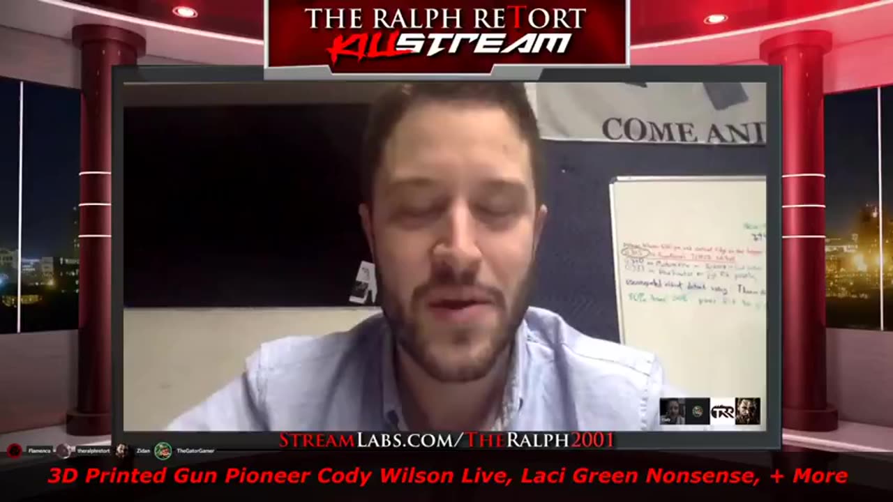 2018-08-29 - Killstream - 3D Printed Gun Pioneer Cody Wilson Live, Laci Green Nonsense, + More