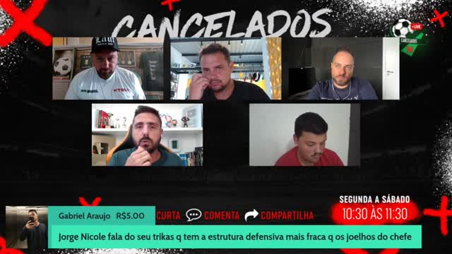 Os Cancelados 31/01/23 - Os erros do São Paulo e Rogério Ceni apontados por Jorge Nicola e Alê